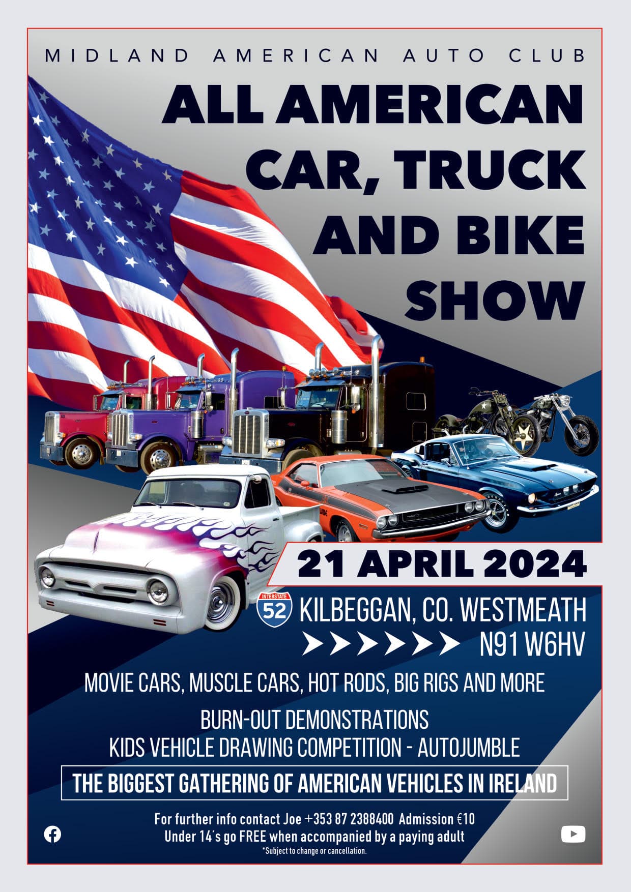 The van at the All American Car, Truck and Bike Show